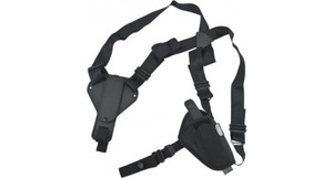 Uncle Mike's Plain Black Nylon Shoulder Holster 8700 AM#0
