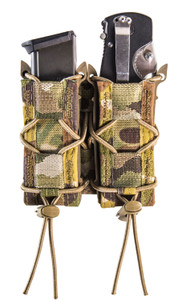 High Speed Gear 13PT12MC TACO Mag Pouch Double MultiCam Nylon Belt Compatible w/ Pistol