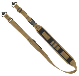 GrovTec US Inc GTSL129 QS 2-Point Sentinel Coyote Brown Adjustable Rifle/Shotgun