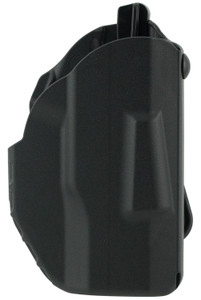 Safariland 737889518411 7378-7TS-ALS  Black SafariSeven Fits Glock43 Compatible w/ Laser Max CF-G42-LC Belt Loop/Paddle Mount Right Hand
