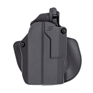 Safariland SOLIS12835A0C3411 Solis ALS  OWB Black Compatible w/ Glock 19 Right Hand