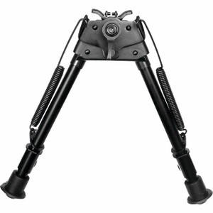 TacShield Heavy Duty Bi-pod Pivot Adjustable 9"-13" Matte Black