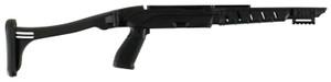 ProMag PM278 Tactical Folding Stock  Black Synthetic with Pistol Grip for Remington 597