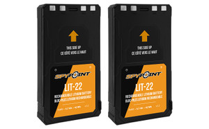 Spypoint 05538 LIT-22 Rechargeable Lithium Battery Pack  Black 7.4 Volts (2) Single Pack
