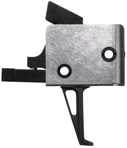 CMC Triggers 92503 Drop-In  Single-Stage Flat Trigger w/ 4-4.50 lbs Draw Weight & Black/Silver Finish