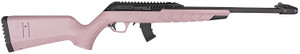 Derya Firearms TM22.STAN.PINK.18 TM22 Standard Full Size 22 LR 10+1 18" Black Target Barrel, Black Anodized Aluminum Receiver w/Picatinny Rail, Pink Adjustable Polymer Stock