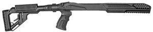 FAB Defense FXUASR1022B UAS-R Precision Stock Conversion Kit for Ruger 10/22 Left Side Folding w/Adjustable Cheekrest Matte Black Fiberglass Reinforced Polymer