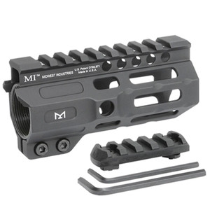 Midwest Industries One Piece Combat Rail Free Float Handguard 4.5" M-LOK