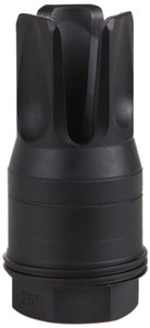 Sig Sauer SL55612X2825DEGF Clutch-Lok QD Flash Hider Black Stainless Steel with 1/2"x28 tpi 2.10" OAL for 5.56mm Sig Taper Lok Barrels