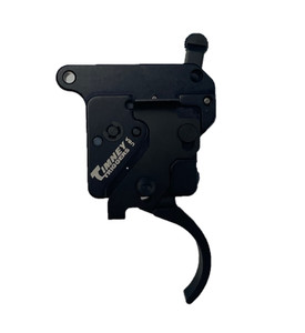 Timney Triggers 521 Featherweight Deluxe  Curved Trigger with 3 lbs Draw Weight for Rem Model 7