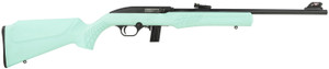 Rossi RS22L1811TL RS22  Full Size 22 LR 10+1 18" Matte Black Steel Barrel, Matte Black Grooved Aluminum Receiver, Teal Synthetic Fixed Stock
