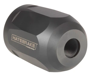Maxim Defense MXM47707 Hate Brake  Black DLC 17-4 Stainless Steel with 1/2"-28 tpi Threads, 2.40" OAL, 1.50" Diameter & Octagon Shape for 5.56x45mm NATO