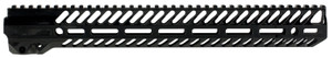 Seekins Precision 0010530053 NOXS M-LOK Rail System AR-15 Black Hardcoat Anodized 6005A-T6 Aluminum 15" Picatinny