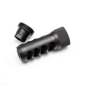 Area 419 Sidewinder Magnum Self Timing Muzzle Brake 30 cal Black Nitride 5/8-24