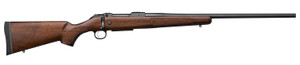 CZ-USA 07720 600+ American 308 Win 5+1 20" Black Nitride Threaded Barrel, Black Nitride Steel Drilled & Tapped Receiver, Turkish Walnut Fixed Stock