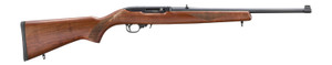 Ruger 32015 10/22  22LR 10+1 18.50" Satin Black Barrel, Satin Black Alloy Steel Receiver w/Scope Base Adapter, Fixed Wood Stock