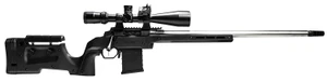 Mdt Sporting Goods Inc 104692BLK XRS Chassis Black Aluminum Core with Polymer Panels, Adj. Cheekrest, M-LOK Forend, Interchangeable Grips, AICS Mag Compatible, Fits Short Action Savage