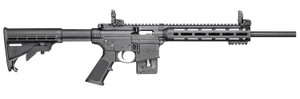 Smith & Wesson 10207 M&P15 *State Compliant 22 LR 10+1 16.50" Matte Black Steel Barrel & Picatinny Rail Aluminum Receiver, 10" Magpul M-LOK Handguard, Fixed Black Synthetic Stock, Black Polymer Grip,