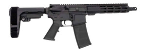 Andro Corp Industries 30010HB ACI-15 Halo 300 Blackout 30+1 10" Black Nitride Threaded Barrel, Black Anodized Aluminum Receiver w/Picatinny Rail, M-LOK Handguard, Black Polymer SBA3 Pistol Brace, A2 G