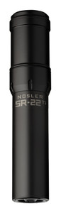Nosler 90625 SR-22TI  22 Cal 1.74"D Black Finish Made of Titanium with 1/2" 28 tpi Thread Pattern