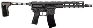 Global Ordnance LLC 197892004862 Monolith 15P 5.56x45mm NATO 30+1 12.50" Black Mono Barrel, M-LOK Handguard, Black Aluminum Picatinny Rail Receiver, SB Tactical Brace, B5 P-Grip 23 Grip