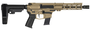 CMMG 10A570FCT Banshee MK10 10mm Auto 15+1 8" Black Nitride Threaded Barrel, M-LOK Handguards, Coyote Tan Cerakote Aluminum Picatinny Rail Receiver, Black CMMG Zeroed Grips, Glock Compatible