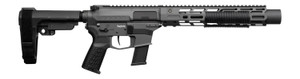 CMMG 45AEA70-TNG MkG 45 ACP 13+1 6.50" Black Nitride Threaded Barrel. Tungsten Cerakote Aluminum Receiver w/Picatinny Rail, M-LOK Handguard, Black Polymer CMMG RipBrace, CMMG Zeroed Grip, Ambidextrous