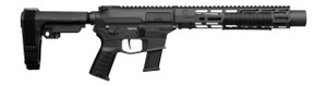 CMMG 45AEA70-AB Zeroed Banshee MkG 45 ACP 13+1 6.50" Black Nitride Threaded Barrel, Black Armor Cerakote Aluminum Receiver w/Picatinny Rail, M-LOK Handguard, Black Polymer CMMG RipBrace, CMMG Zeroed G