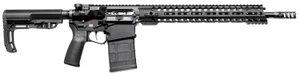 Patriot Ordnance Factory 01581 Revolution  308 Win,7.62x51mm NATO 16.50" 20+1 Black Hard Coat Anodized 6 Position MFT BMS Minimalist Stock