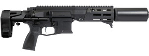 Maxim Defense MXM49701 PDX SD 5.56 NATO 20+1 5.50" Black Integrated Suppressor Barrel, Black DLC Aluminum Receiver w/Picatinny Rail, M-Slot Handguard, Black Polymer Maxim CQB Brace, Polymer Grip