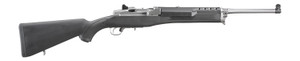 Ruger 5805 Mini-14 Ranch 223 Rem/5.56 NATO 5+1 18.50" Matte Stainless Steel Barrel, Matte Stainless Steel Drilled & Tapped Receiver, Black Synthetic Fixed Stock, Right Hand