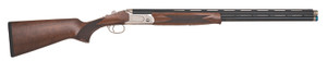 Mossberg 75480 Gold Reserve  Full Size 410 Bore Break Open 3" 2rd 26" Blue Polished Vent Rib Barrel, Silver Polished Engraved Stainless Steel Receiver, Black Grade A Walnut Fixed Stock, Right Hand