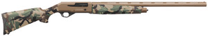 Charles Daly 930328 601  12 Gauge 4+1 3" 28" Vent Rib Barrel, Flat Dark Earth Finish Aluminum Receiver, Woodland Camo Synthetic Stock, Includes 3 Choke Tubes