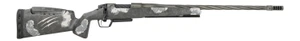 Fierce Firearms RIVSSN25CM24 Rival NRL Hunter NRL Edition 25 Creedmoor 24" Black Cerakote Stainless Steel Spiral Fluted Barrel & Drilled & Tapped Receiver, Arca Rail Forend, Carbon Matrix Push Button