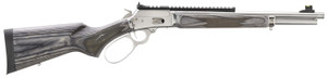 Marlin 70432 1894 SBL 44 Special/44 Rem Mag 8+1/9+1 16.10" Polished Stainless Threaded Barrel, Polished Stainless Picatinny Rail Receiver, Gray Fixed Laminate Stock
