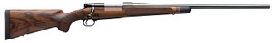Winchester Repeating Arms 535239212 Model 70 Super Grade 243 Win Caliber with 5+1 Capacity, 22" Barrel, Polished Blued Metal Finish, AAA French Walnut Stock & No Sights Right Hand (Full Size)