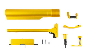 XTS AR15 ANODIZED PARTS KIT GOLD
