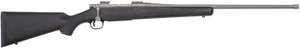 Mossberg 28135 Patriot  Full Size 300 Win Mag 3+1 24" Stainless Cerakote Fluted Barrel, Stainless Cerakote Receiver Drilled & Tapped, Black Fixed Synthetic Stock, Right Hand