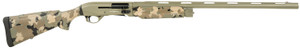 Silver Eagle Arms A21228OS3 Alpha 2  12 Gauge 3" 4+1 28" Green Cerakote Chrome Lined Vent Rib Barrel & Steel Receiver, Old School Camo Synthetic Fixed Stock