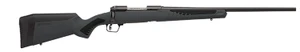 Savage Arms 57062 110 Hunter Full Size 204 Ruger 4+1 22" Matte Black Button-Rifled Barrel, Matte Black Drilled & Tapped Carbon Steel Receiver, Adj AccuStock Matte Gray Synthetic Stock, Right Hand