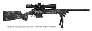 Horizon Firearms HRF-VNP-300W-22R-P Vandal Prime 300 Win 22" Black Spiral Fluted Threaded Barrel, Black Receiver w/Picatinny Rail, Textured Iota EKO Carbon Fiber Stock