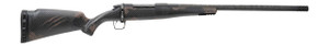 Fierce Firearms RGESC25CM18BTS Carbon Rogue 25 Creedmoor 3+1 18" Carbon Fiber Match Grade Threaded Barrel, Black Cerakote Stainless Steel Drilled & Tapped Receiver, Trophy Camo LR Negative Comb Carbon