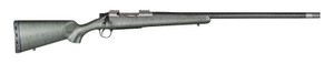Christensen Arms CA10268215432 Summit TI  Full Size Frame 300 Win Mag 3+1, 26" Natural Titanium Steel Threaded Barrel, Natural Titanium Aluminum Receiver Green w/Black Webbing Fixed Sporter Stock