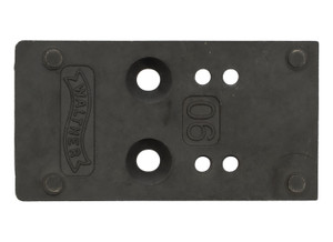 Walther Arms 5136197 Optic Plate  Black Steel Fits Walther PDP 2.0