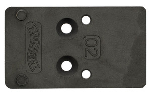 Walther Arms 5136209 Optic Plate  Black Steel Fits Walther PDP 2.0