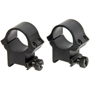 Redfield 4-Hole Aluminum Scope Rings 1" X-High Matte