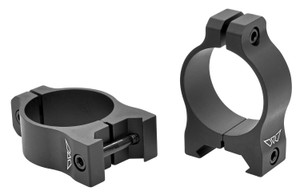 Warne V413M Scope Rings Vapor Matte Black 30mm Low 0 MOA