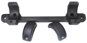 DNZ 18500 Game Reaper Scope Mount/Ring Combo Matte Black 1" Tube Fits Browning A-Bolt/A-Bolt II Long Action Rifle, Medium Rings