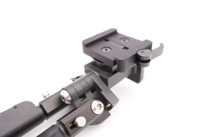 Immerse yourself in precision shooting with the Grey-Ops Ckye-Pod Adapter for Arca Clamp, showcased in this image. This adapter seamlessly integrates with Arca Swiss clamps, offering a secure and adaptable connection for your Ckye-Pod. Witness the streamlined design and robust construction that make this adapter an essential tool for precision marksmanship.