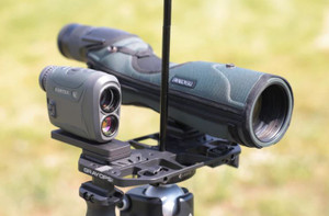 Elevate your shooting experience with the Grey-Ops Hunter Tripod Plate, featured in this image. Crafted for precision and durability, this plate provides a stable foundation for your rifle on tripods. Its sleek design and robust construction make it an essential accessory for hunters and precision shooters alike.